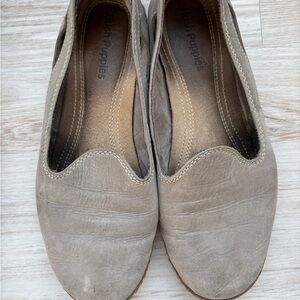 Hush Puppies Women's Tan Slip-On Shoes